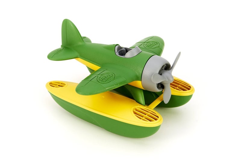 Green Toys Seaplane in Green Color - BPA Free, Phthalate Free Floatplane for Improving Pincers Grip. Toys and Games ,9 x 9.5 x 6 inches - Image 2
