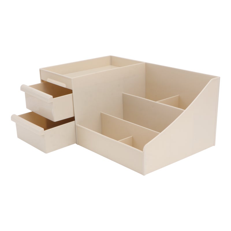 1pc Drawer Design Comestics Sundries Storage Rack Multi-grid Sundries Organizer( Random Color ) - Image 1