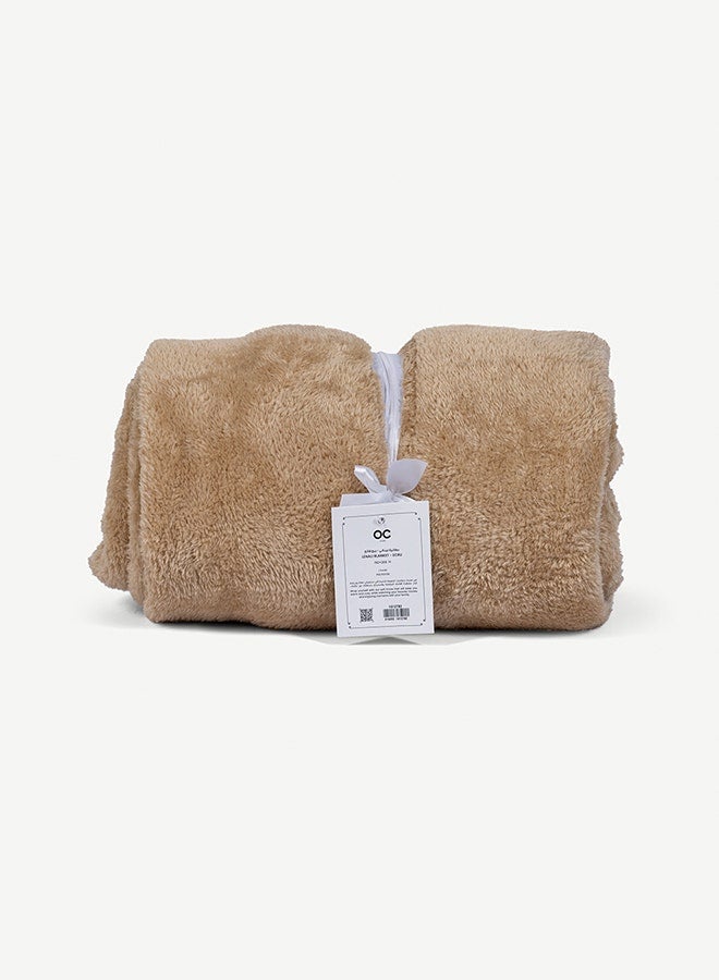 OC HOME Lenali Blanket Ecru-150x200cm - Image 1