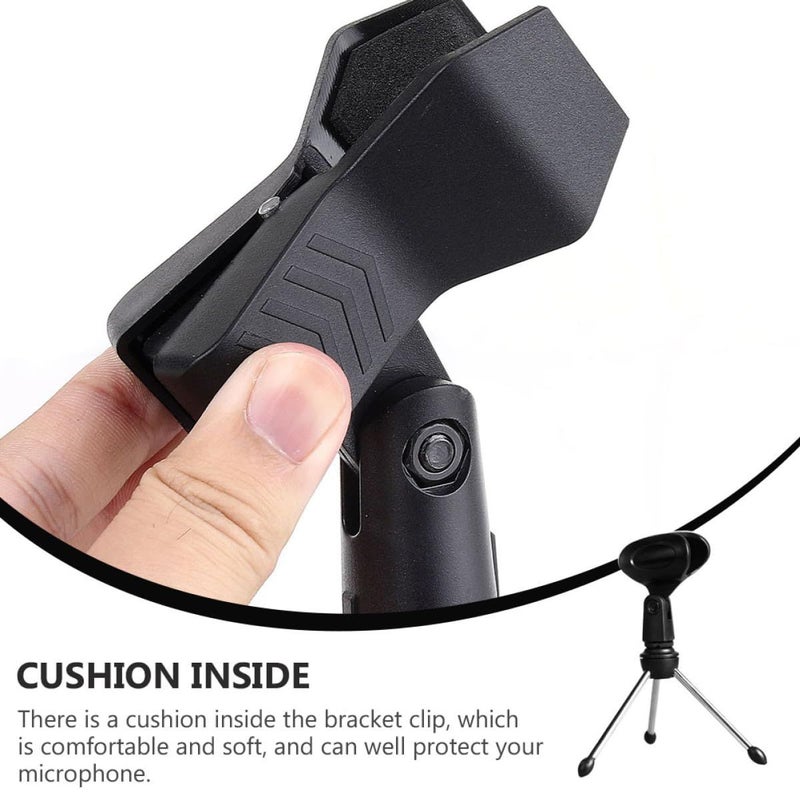 حامل ميكروفون مكتبي دوار مع قاعدة ثلاثية القوائم وقابل لضبط الارتفاع - Image 4