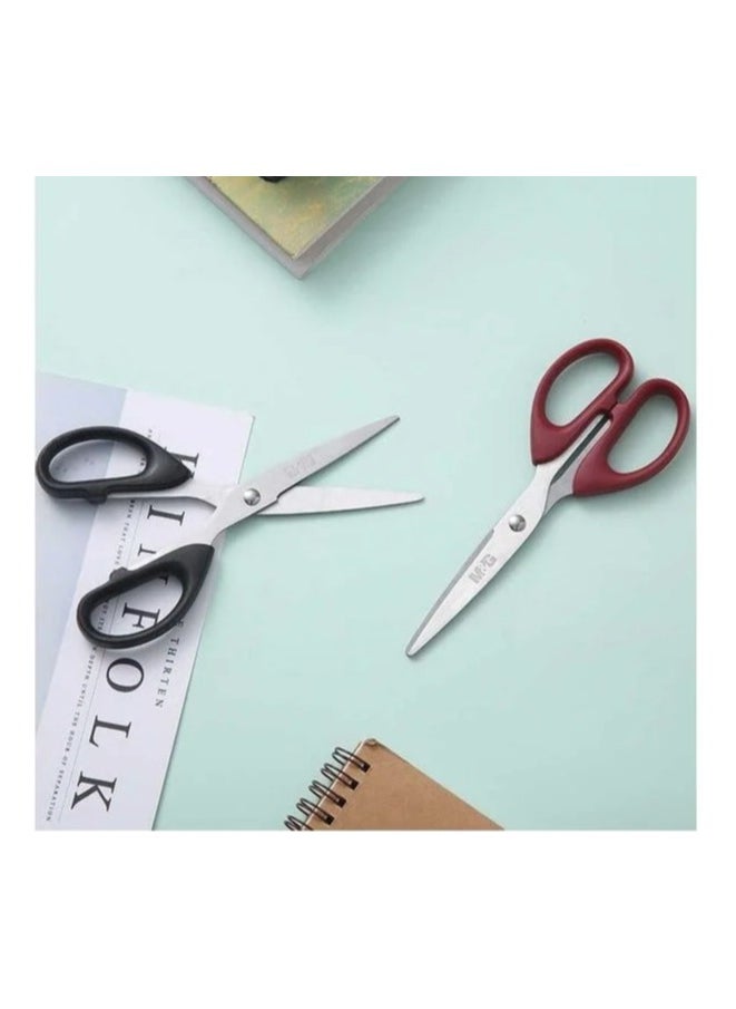 Generic Multi-purpose scissors with a sharp tip, black/silver  - Image 2