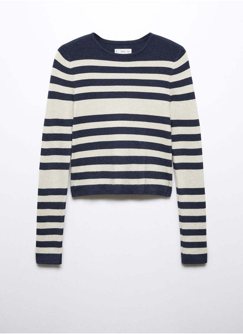 MANGO - Youth Stripe Sweater - Image 1