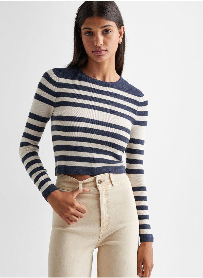 MANGO - Youth Stripe Sweater - Image 1