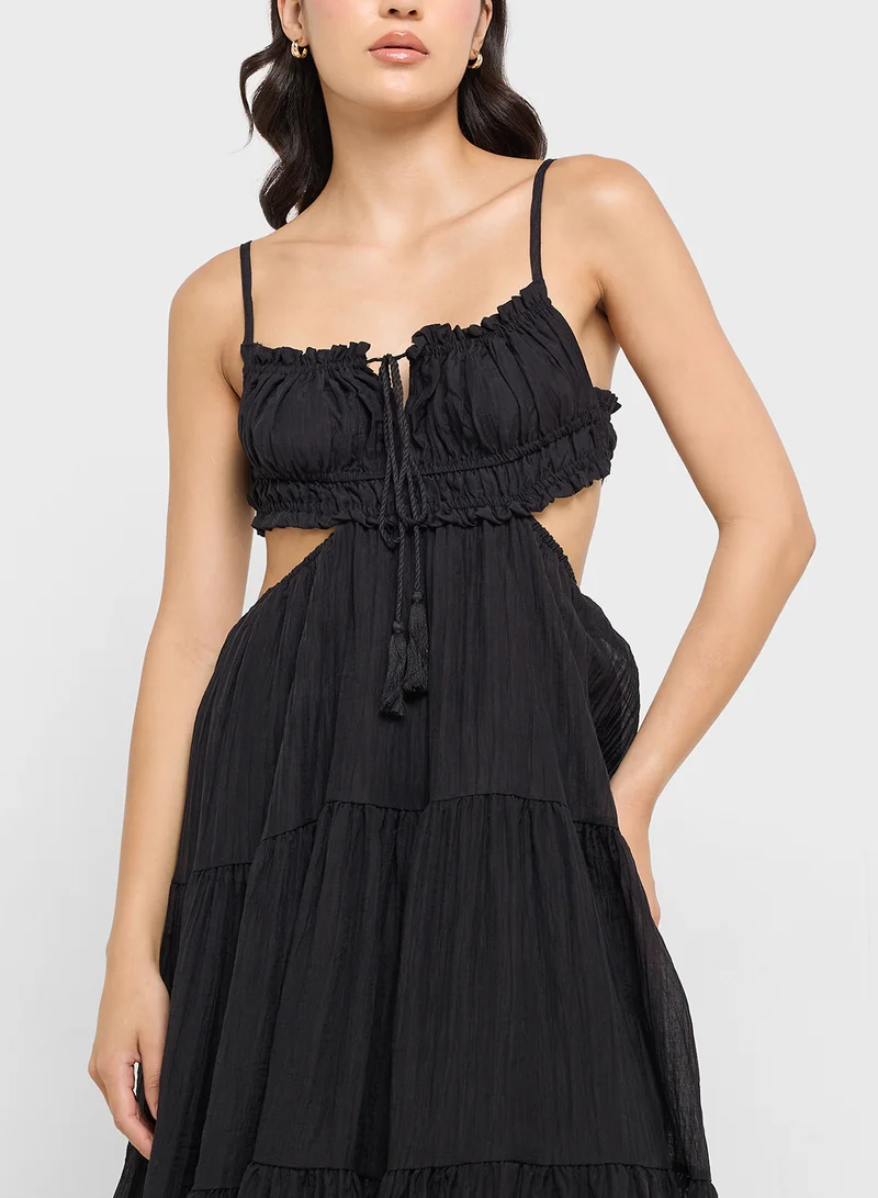 Ginger Tiered Cutout Dress