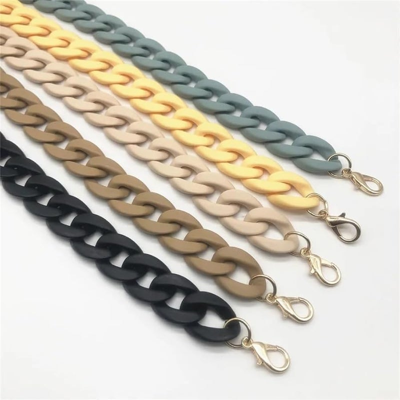 Blue Detachable Shoulder Bag Strap DIY Replacement Chain For Women Girls Purse - Image 5
