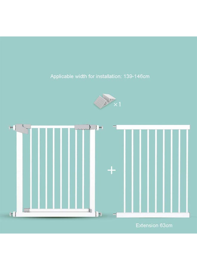 Generic - Auto Close Safety Baby Gate, Extra Wide Child Gate, The Maximum Suitable Width is 146 cm, Including 63cm Extension Rack,for Doorway Hallway And Stair Use,Height 78 cm - Image 1