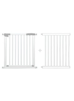 Auto Close Safety Baby Gate, Extra Wide Child Gate, The Maximum Suitable Width is 146 cm, Including 63cm Extension Rack,for Doorway Hallway And Stair Use,Height 78 cm