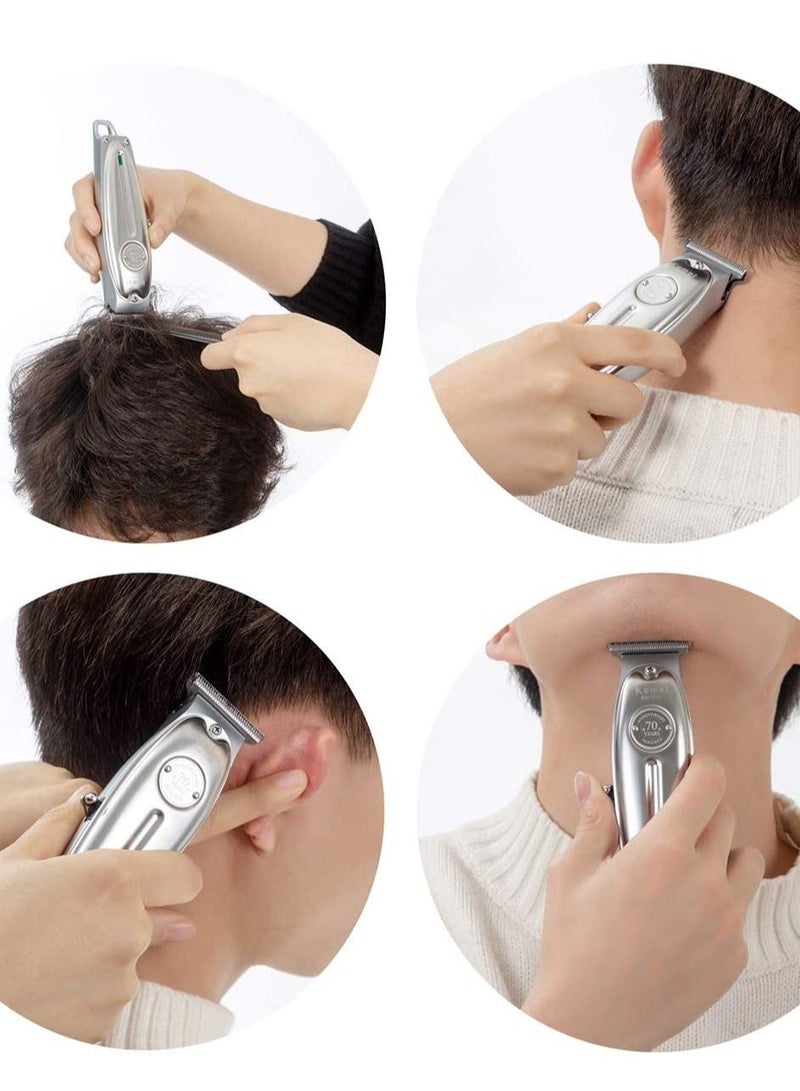 Professional t-outliner beard/hair trimmer with t-blade hair clippers for men stylists and barbers cordless rechargeable quiet - Image 5