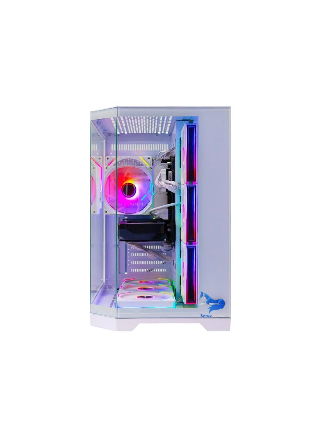 Setup Master Gaming PC With Intel Core i7-14700F Processor/16GB RAM/8GB NVIDIA GeForce RTX 5060 Graphics/1TB SSD/ Windows 11 Pro+ Mouse+ Keyboard and Wireless Card White - Image 4