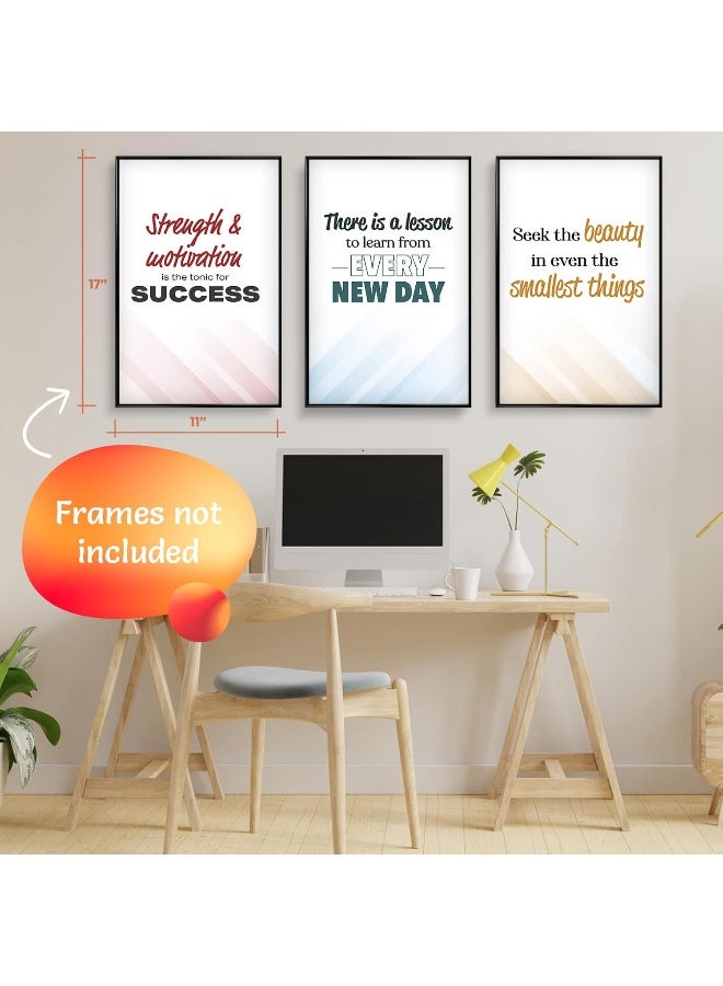 Throwback Traits Wall Art For Men - Adventure Time Poster - Gym Posters - Inspirational Posters - Motivational Quotes For Today At Work - Office Art - Office Wall Decor For Women - 11X17In - Unframed - Easy To Hang - Image 4