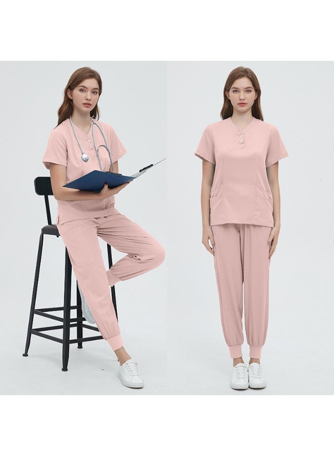 NIBEMINENT Doctor Nurse Scrub Set Medical Uniforms Women Jogger Set Hospital Accessories Operating Room Surgical Uniform Workwear - Image 1