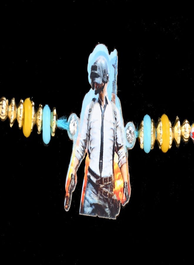 Natali Boy's 3 Kids Rakhi with Decorated Basket Roli - Image 3