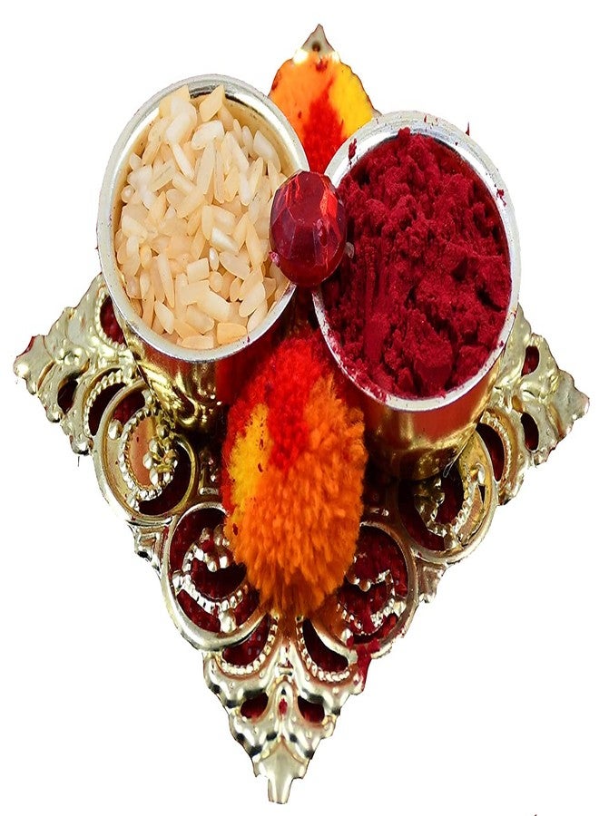 Natali Boy's 3 Kids Rakhi with Decorated Basket Roli - Image 5