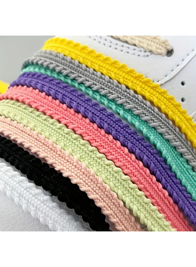 Grass Green 120cm Shoelaces And Waistband Cords For Pants And Casual Shoes - Image 2