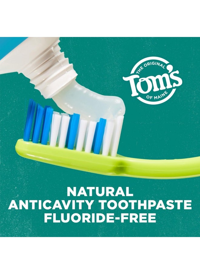Tom's of Maine - Tom’s of Maine Botanically Bright Natural Whitening Toothpaste, Fluoride Free and SLS Free, Vegan, Peppermint, 3 Pack, 4.0 Oz - Image 1