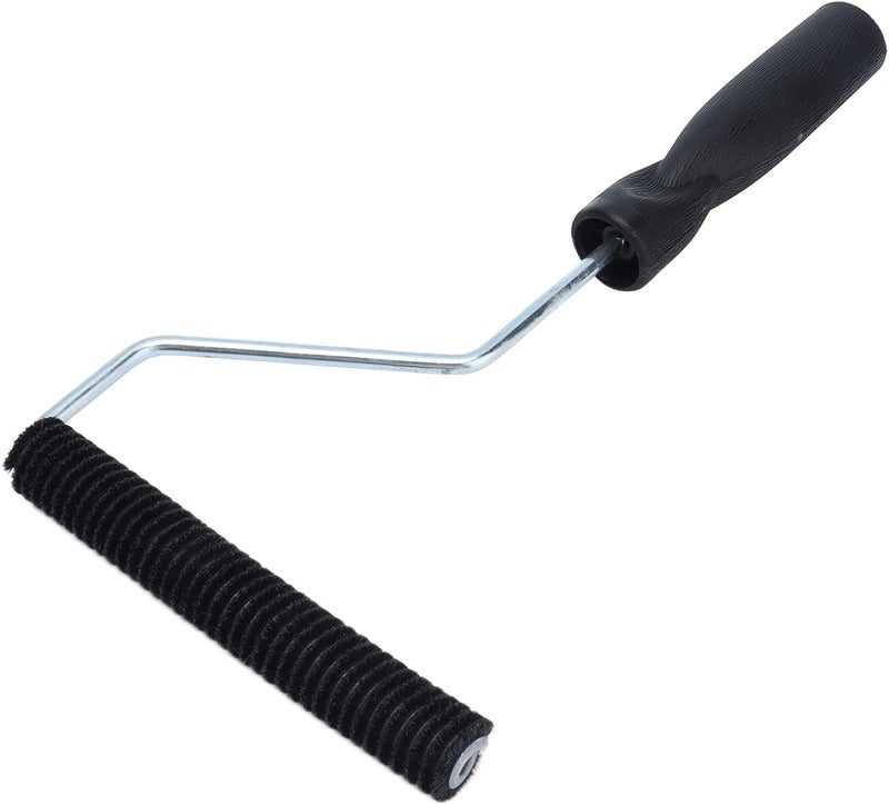 Fiberglass Roller Laminating Tool, 22x150mm Fiberglass Bubble Roller with Ergonomic Wooden Handle, Aluminum Alloy and Pure Construction for FRP Leveling and Compaction in - Image 3