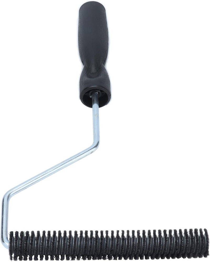 Fiberglass Roller Laminating Tool, 22x150mm Fiberglass Bubble Roller with Ergonomic Wooden Handle, Aluminum Alloy and Pure Construction for FRP Leveling and Compaction in - Image 5