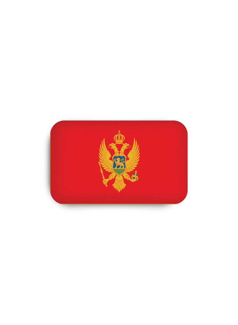 971MEDIA Montenegro Flag Magnetic Badge - Image 2