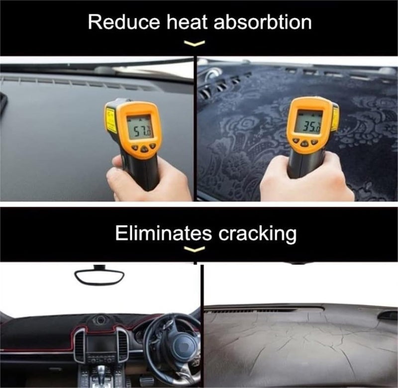 QASULER Car Dashboard Cover for Skoda Octavia A5 - Image 3