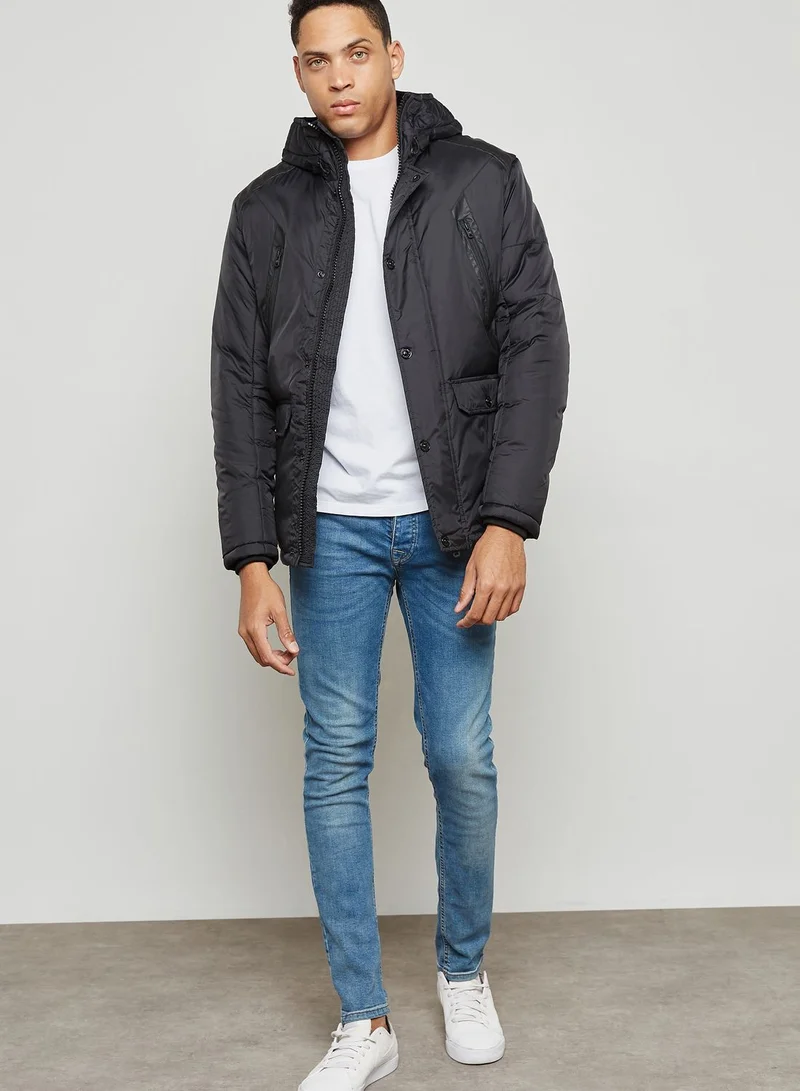 JACK & JONES Graf Hoodied Jacket