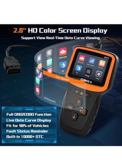 Joyelink OBD2 Scanner Diagnostic Tool, Vehicle Check Engine Code Readers with Reset & I/M Readiness & More, Car OBDII/EOBD Diagnostic Scan Tool for All Vehicles After 1996  - Image 2