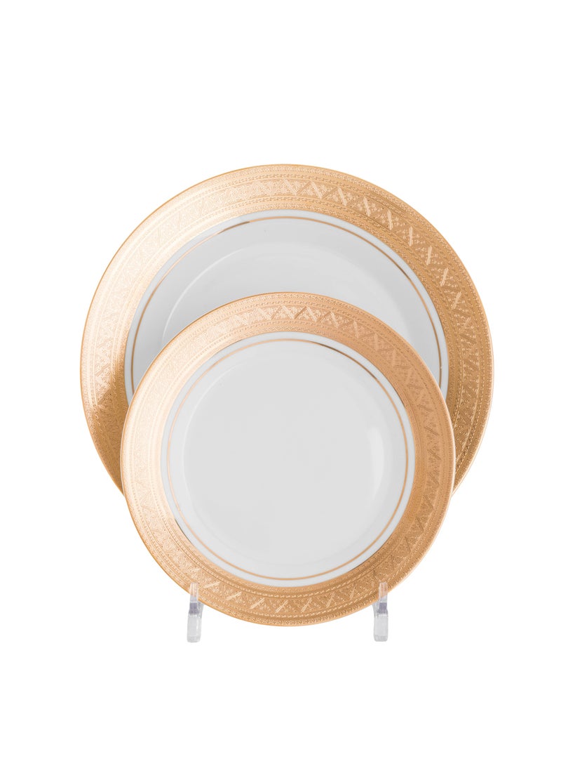 CASA ROSA Porcelain Dinner Set 32-Piece for 6 People - Image 2