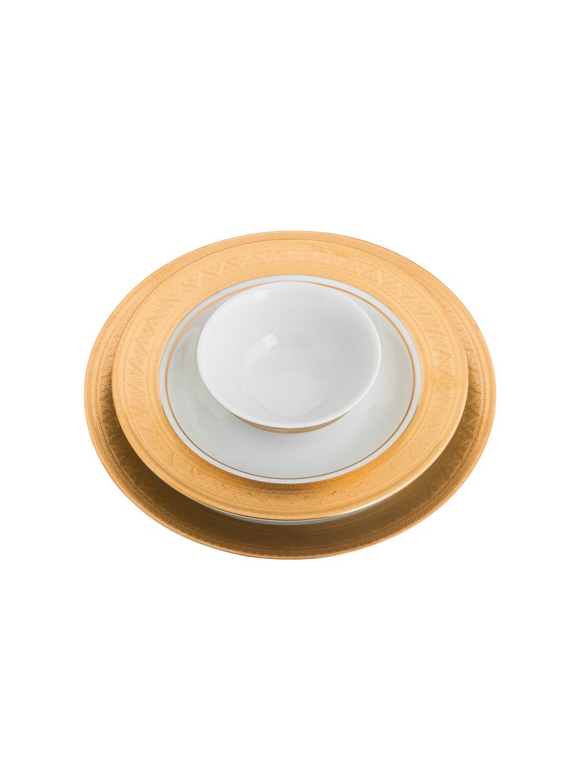 CASA ROSA Porcelain Dinner Set 32-Piece for 6 People - Image 3