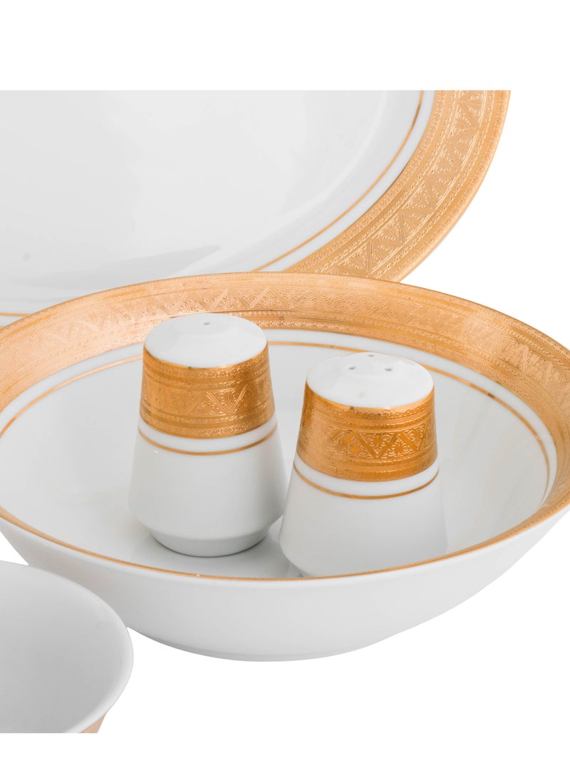 CASA ROSA Porcelain Dinner Set 32-Piece for 6 People - Image 5