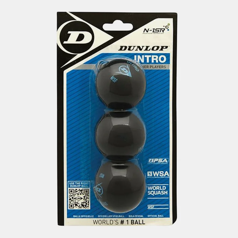 DUNLOP Intro Squash Ball (3 Pieces)