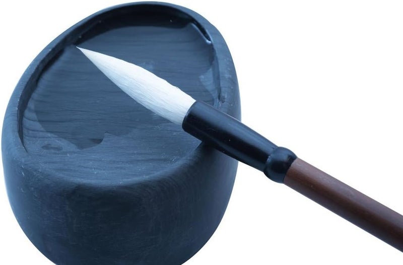 Easyou Hu Brush Chinese Brush for Beginner Students Calligraphy and Drawing Pure Goat Hair 0.75 * 3.8cm(0.3"*1.5") jzcf M - Image 1