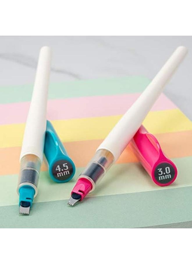 Parallel Caligraphy Pens Assorted Point Sizes And Colors 6 Count 12722