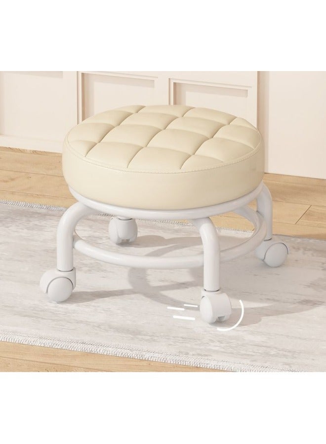 Generic Universal Wheel Small Stool Pulley Low Stool Rotatable Mobile Chair Household Small Bench - Image 2