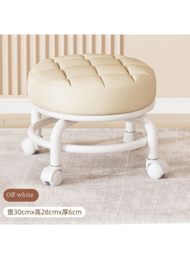 Generic Universal Wheel Small Stool Pulley Low Stool Rotatable Mobile Chair Household Small Bench - Image 1