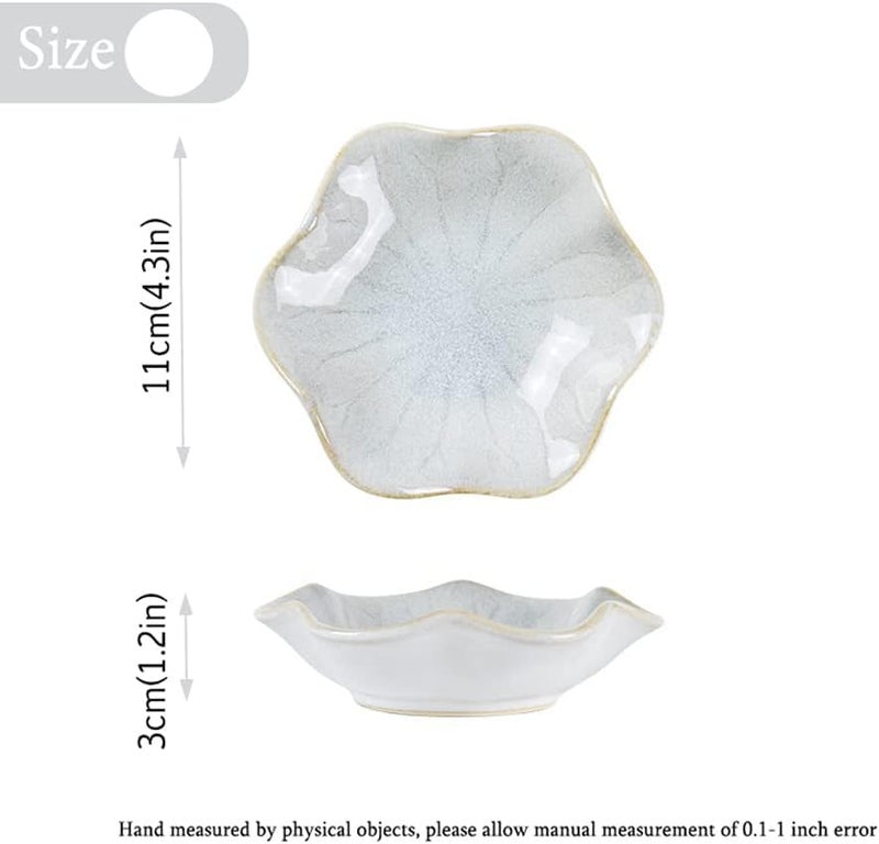 Binoster Ceramic Jewelry Dish, Leaf Tray, Key Holder, Small Ring Dish, Plate, Trinket Catchall, Nightstand Decor for Entryway Table, Room Decor - Image 5
