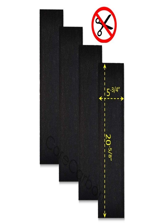 CoreCarbon 4-Pack Exact Fitment Carbon Pre-Filter Designed to Fit Honeywell Air Genius 3, 4, 5, 6 Purifier - Models HFD300, HFD310, HFD314, HFD320, HD320, HFD323CV1, HFD323-TGT, HFD324, HFD360B - Image 3