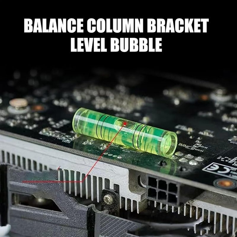 Black GPU Sag Bracket Support Stand Vertical Mount Space Saving Computer Accessory black - Image 5