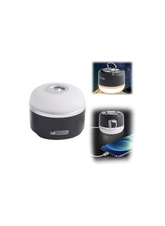 Bukela LED Camping Light Rechargeable Outdoor Multi-Function Camping Light, Portable Tent Light IP54 Waterproof Magnetic Base Camping Emergency Light (Black)  - Image 1