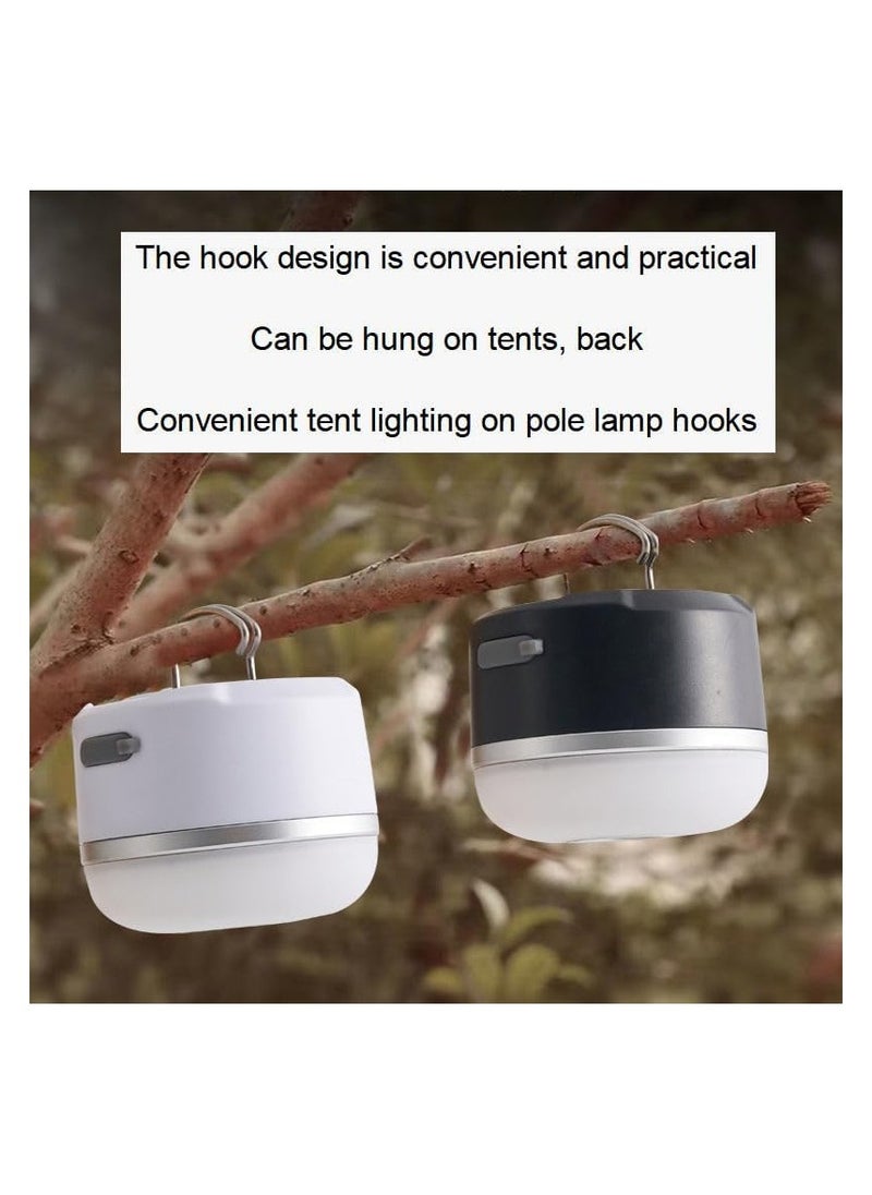 Bukela LED Camping Light Rechargeable Outdoor Multi-Function Camping Light, Portable Tent Light IP54 Waterproof Magnetic Base Camping Emergency Light (Black)  - Image 5
