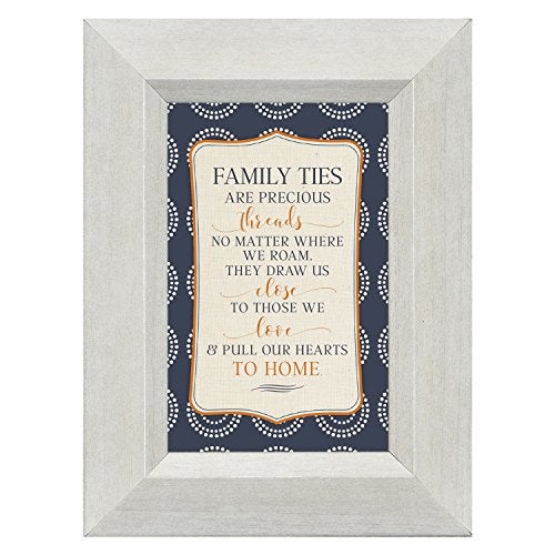 James Lawrence Family Ties Love Hearts To Home 4.5 x 6 Inch Framed Easel Back Sign Plaque - Image 1