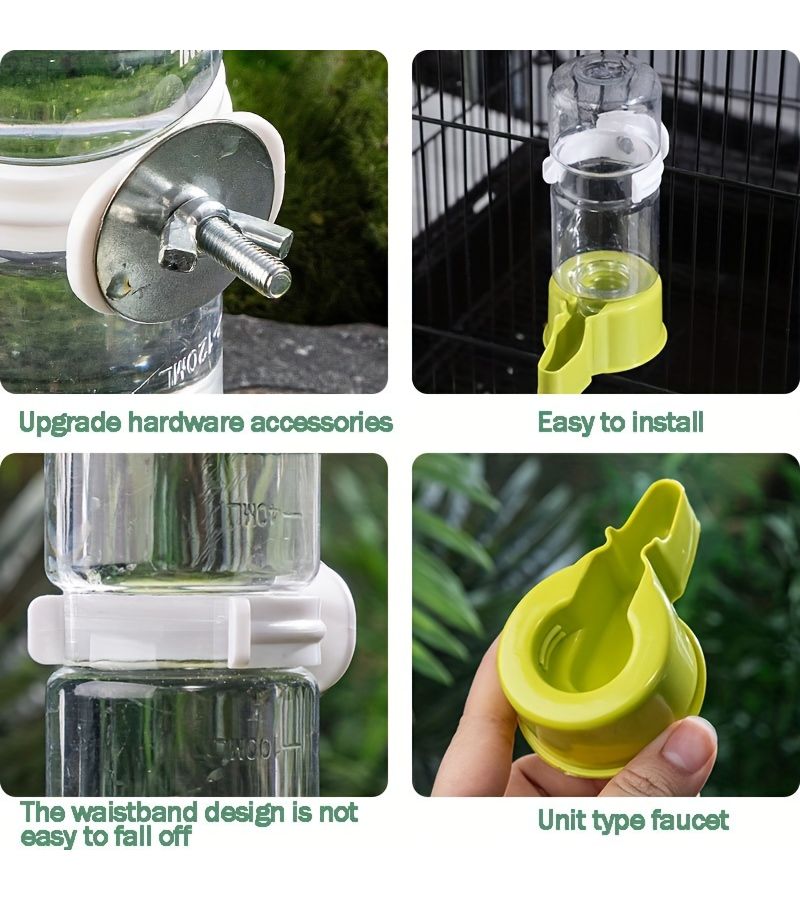 Blue Automatic Water Feeder For Budgerigars And Cockatiels With Drinking Fountain - Image 3