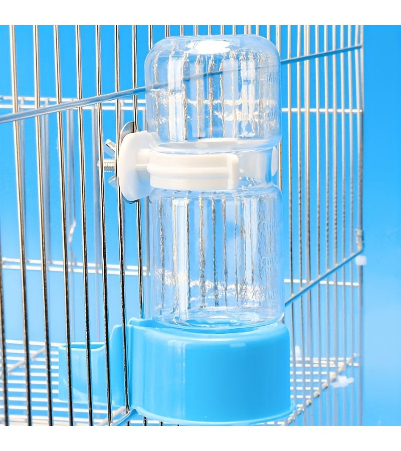 Blue Automatic Water Feeder For Budgerigars And Cockatiels With Drinking Fountain - Image 5