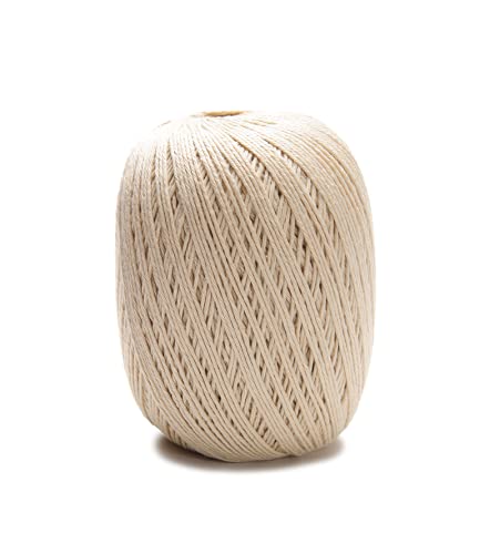 CÃRCULO Circulo Charme Yarn for Crochet and Knitting - 433 yds - 100% Mercerized Brazilian Virgin Cotton - Soft Sport Weight - Color 7684 - Porcelain - Image 2