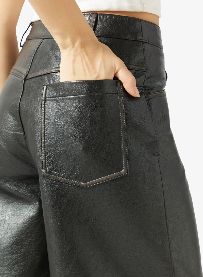 Topshop  Coated Finish Shorts for Women | Best Price UAE