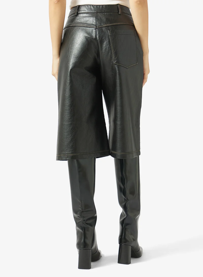 Topshop  Coated Finish Shorts for Women | Best Price UAE