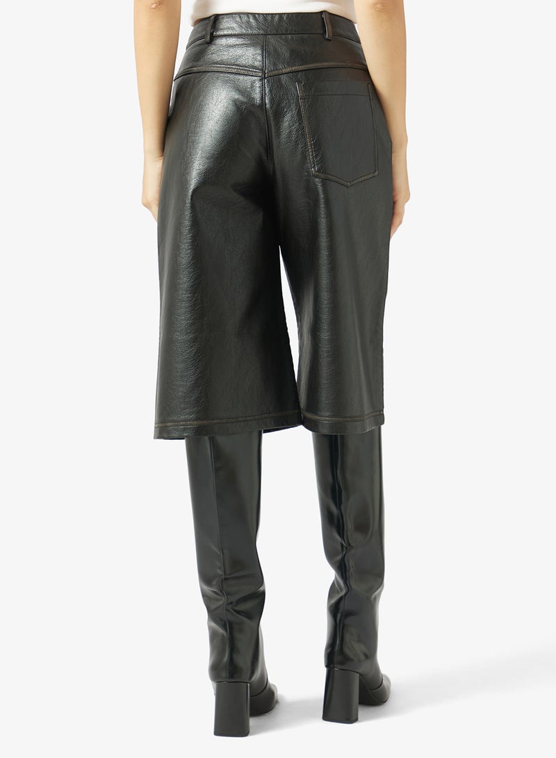 TOPSHOP Coated Finish Shorts - Image 3