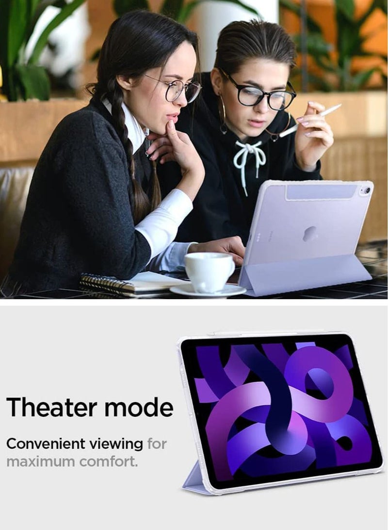 Spigen Ultra Hybrid Pro Case Cover for iPad Air 11inch M4 (2026)  M3 (2025), M2 (2024), 5th/4th Gen (2022/2020) 10.9inch with Pencil Holder – Lavender - Image 5