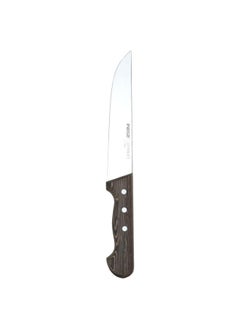 Steel Knife 19 Cm Engraved With Wooden Handle Brown