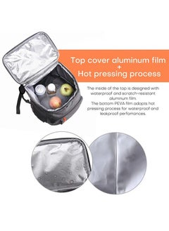 Ominii Ominii Outdoor Leak Proof And Insulated Multi Compartment Picnic Backpack, Comfortable And With Large Capacity - Grey  - Image 5