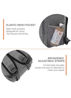 Ominii Ominii Outdoor Leak Proof And Insulated Multi Compartment Picnic Backpack, Comfortable And With Large Capacity - Grey  - Image 4