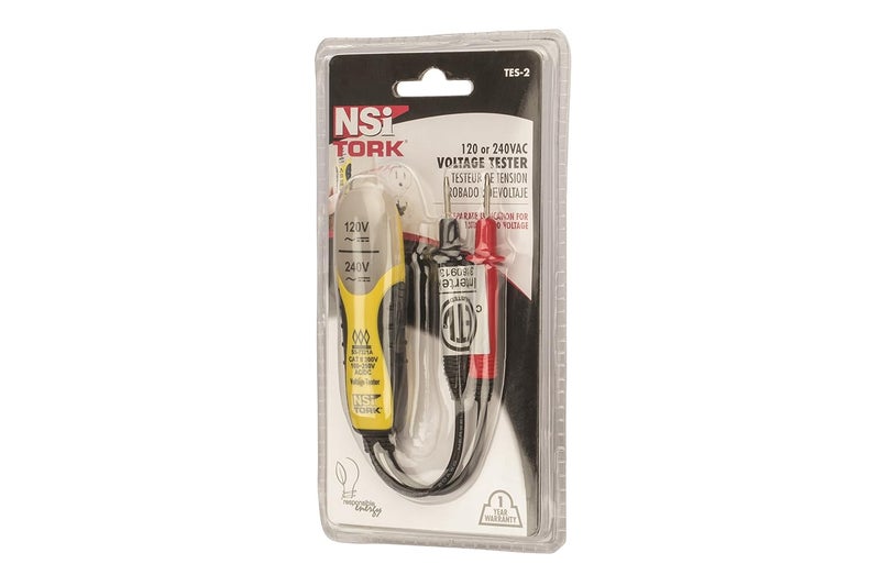 NSI Industries TES-2 Voltage Tester, 120 or 240 VAC, Neon - Image 4